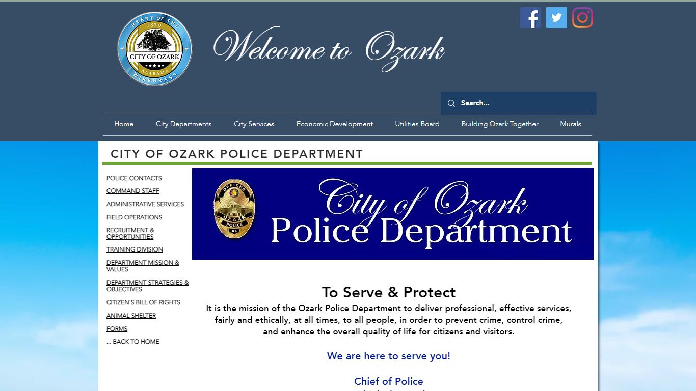 Police Department | City of Ozark