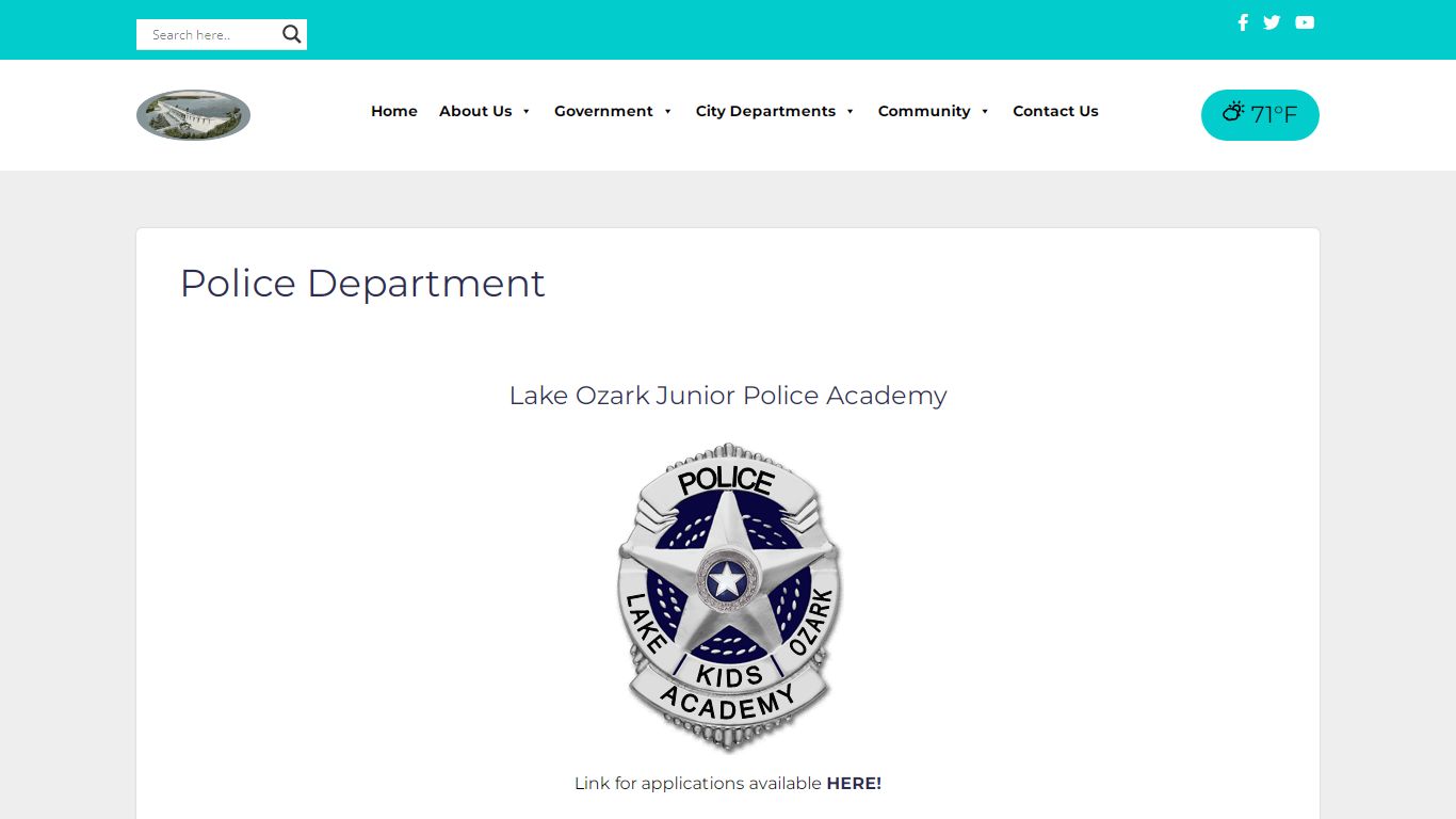 Police Department - City of Lake Ozark